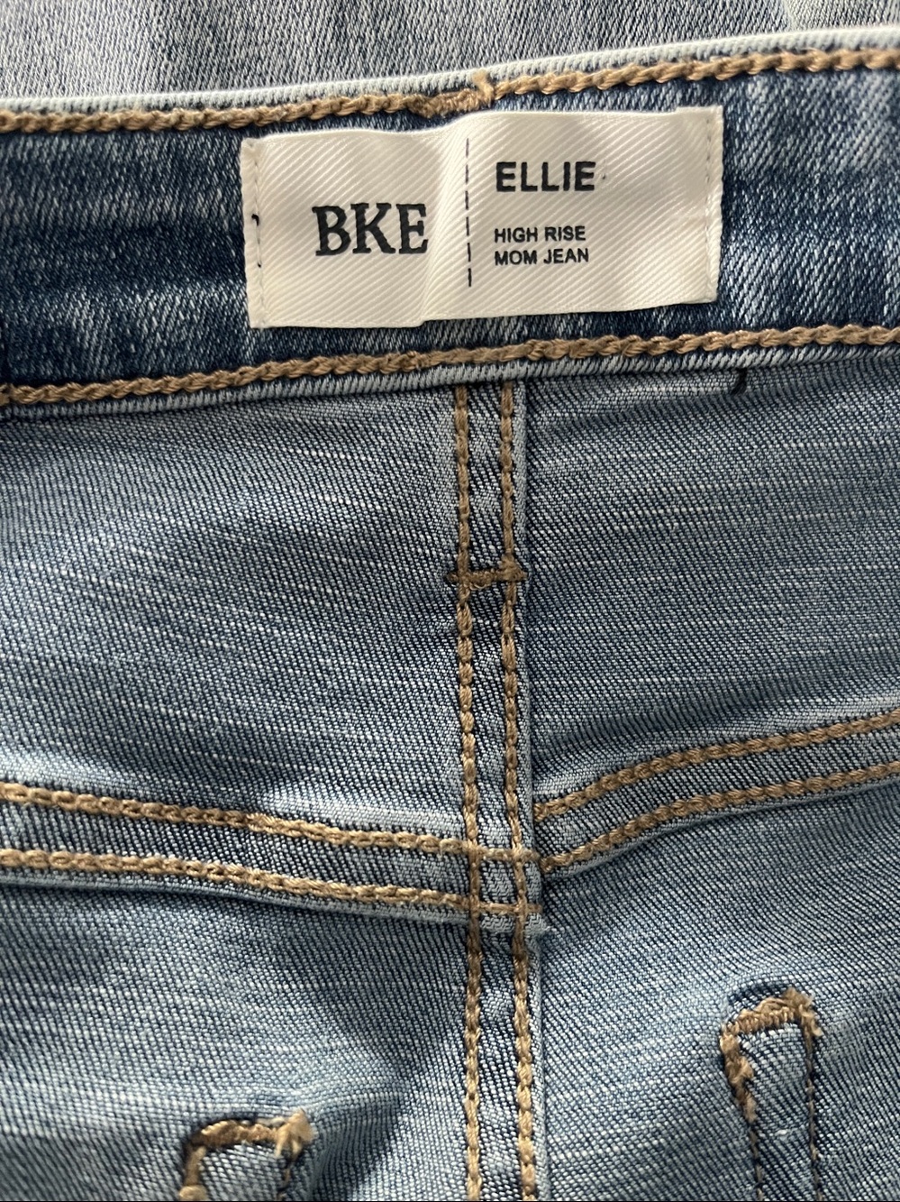 BKE ELLIE High Rise Mom Jean Size 25 Inseam 28” NWT - Picture 8 of 10